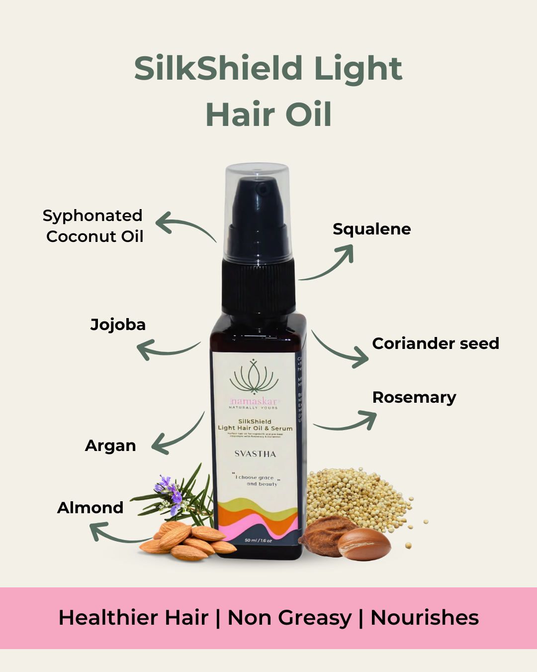 Silkshield Light Hair Oil | Svastha