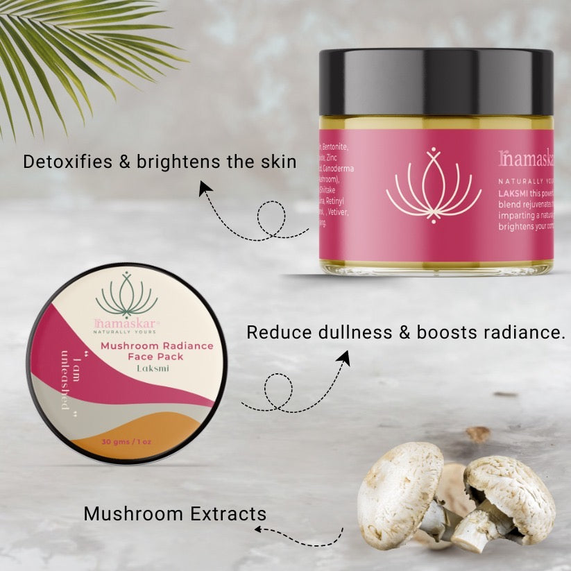 Laksmi Mushroom Radiance Face Pack