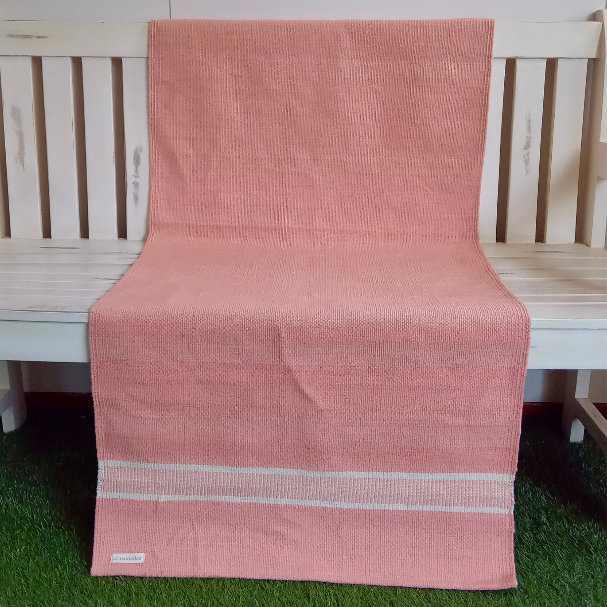 OM | Herbal Cotton dyed Yoga Mat | Rug