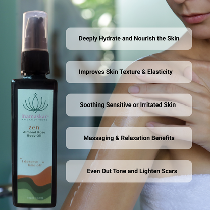 Zen | Rich Almond Pink Rose Oil | 50 ml