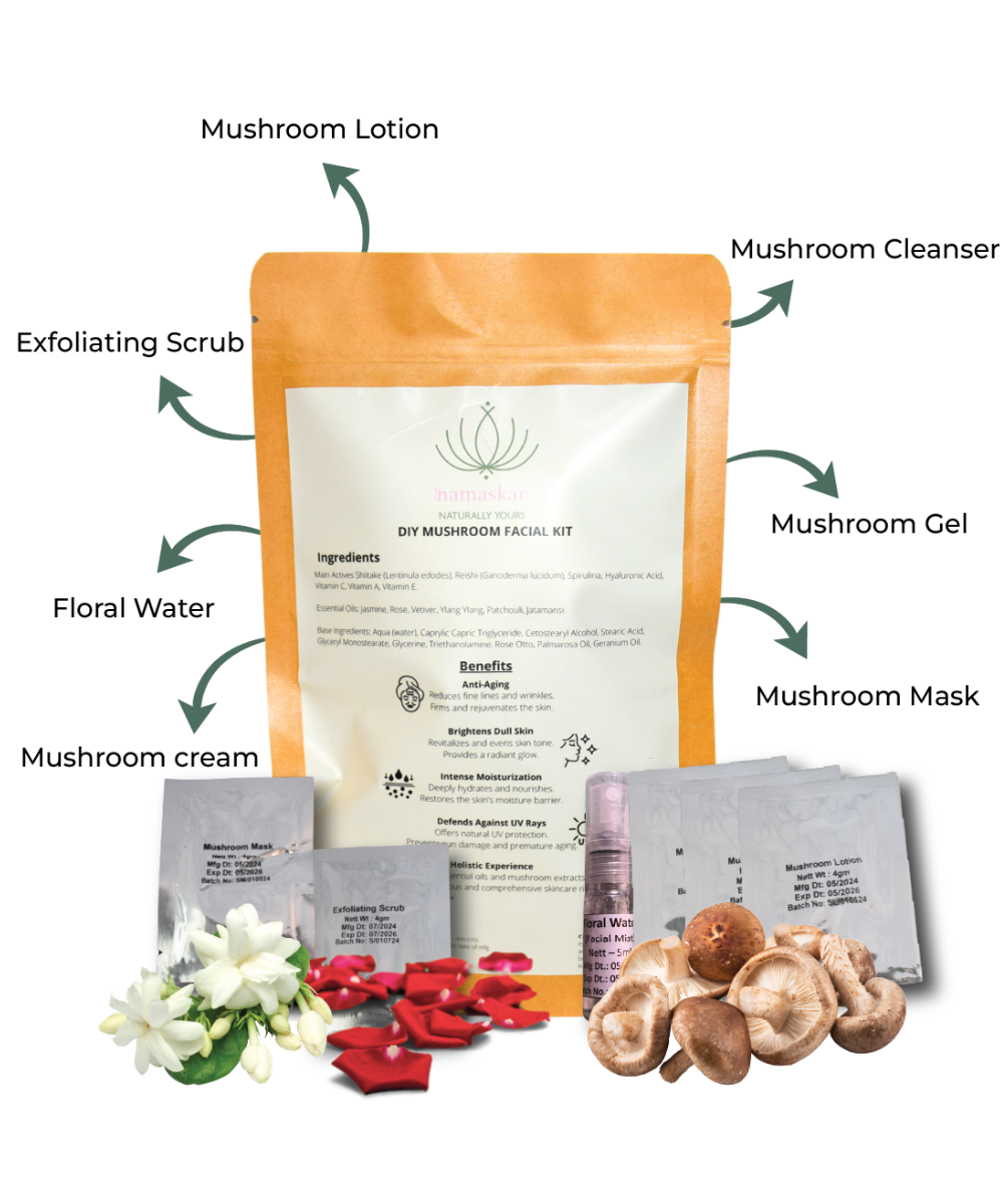 DIY Mushroom Facial Kit