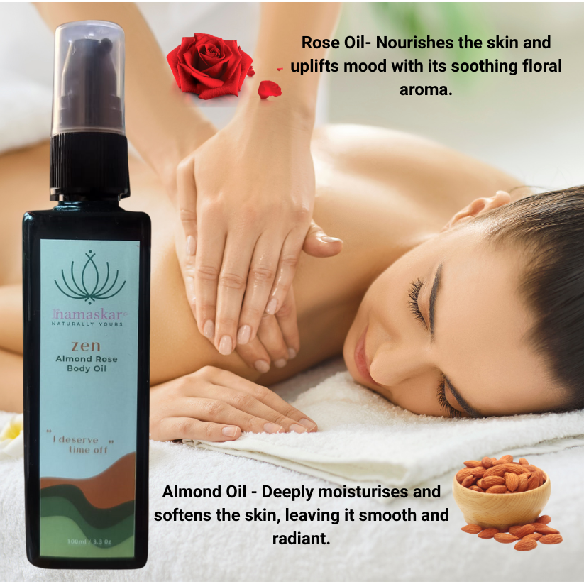 Zen | Rich Almond Pink Rose Oil | 50 ml