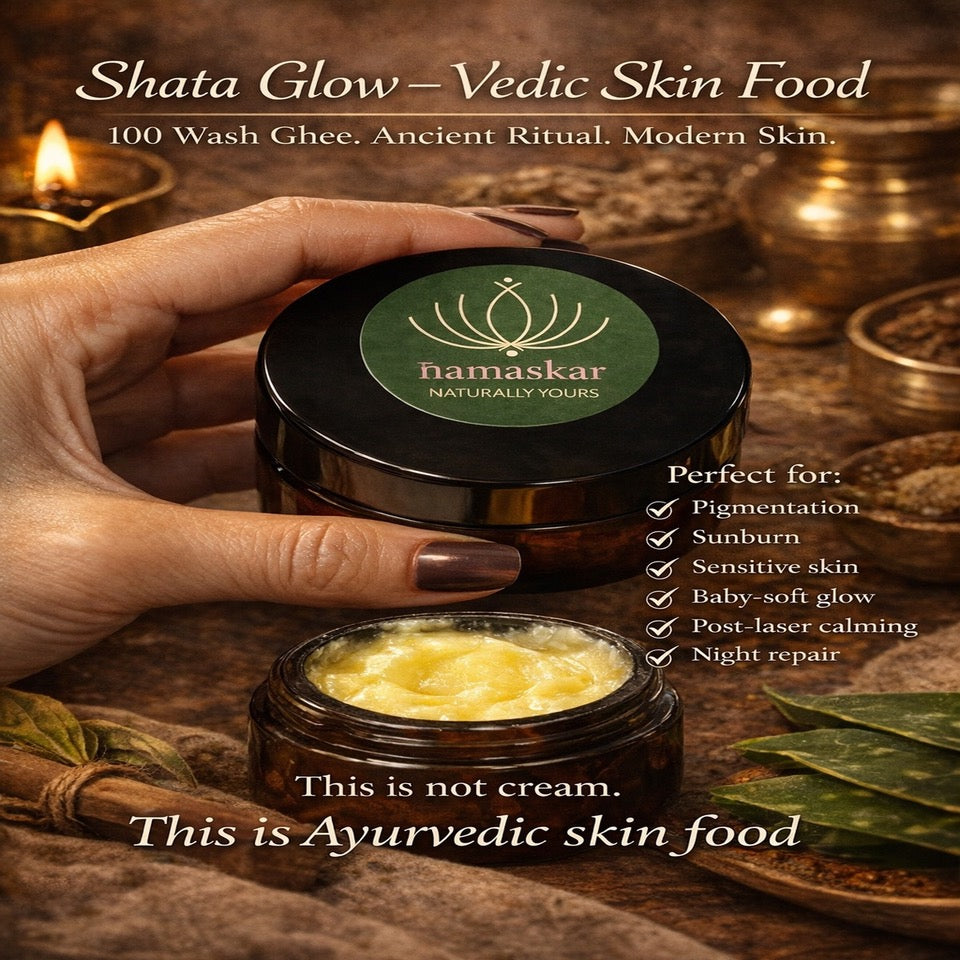 Shata Glow | Vedic Skin Food | 100 Times washed Ghee cream