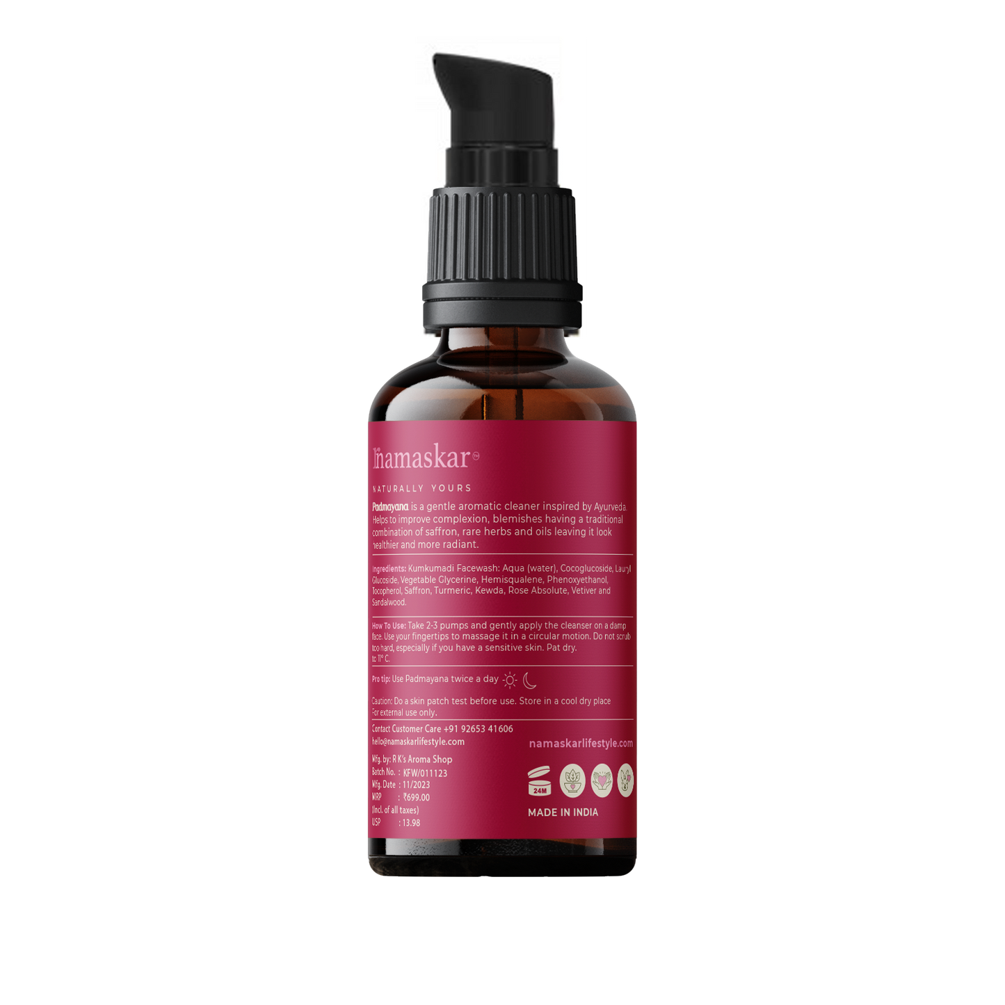 Padmayana Kumkumadi Face Cleanser