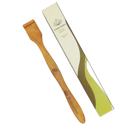 CONCIOUS | Neem wood Tongue Scrapper